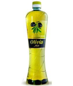 Масло подсолнечно-оливковое с маслинами Olivia Mix 0,77л
