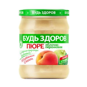 Пюре яблочно-персиковое 450г АВС